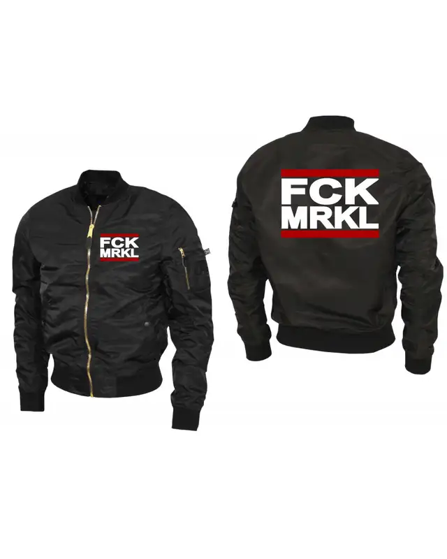 Bestickte Ma1 Bomberjacke "Leichtversion" (FCK MRKL) Bild 6