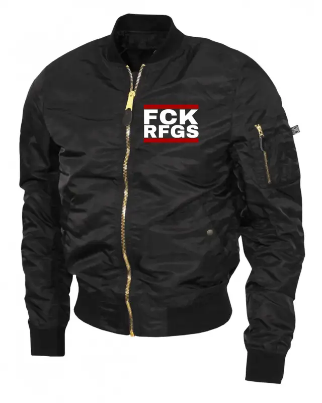 Bestickte Ma1 Bomberjacke "Leichtversion" (FCK RFGS) Bild 2