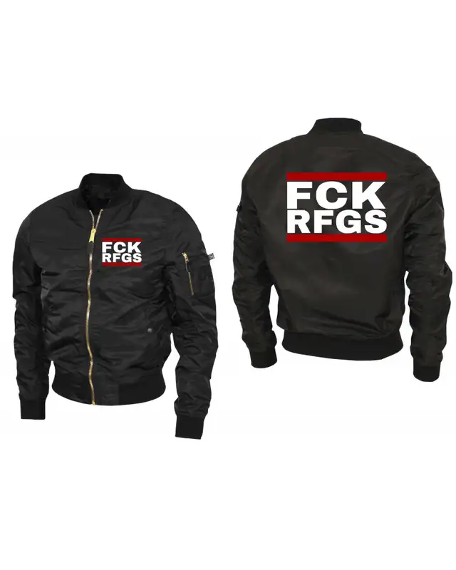 Bestickte Ma1 Bomberjacke "Leichtversion" (FCK RFGS) Bild 5