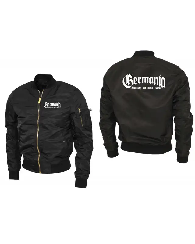 Bestickte Ma1 Bomberjacke "Leichtversion" (Germania, Deutsch ist mein Sinn) Bild 5