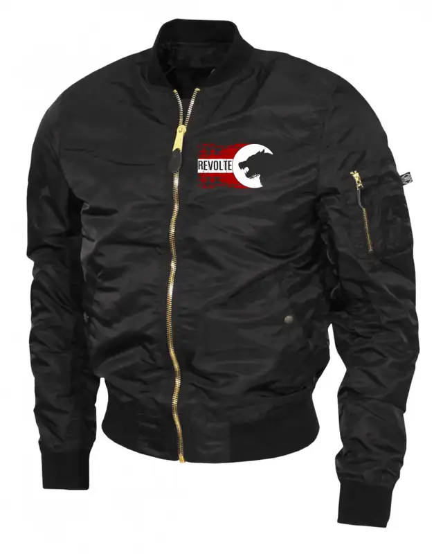 Bestickte Ma1 Bomberjacke "Leichtversion" (H8-Front)