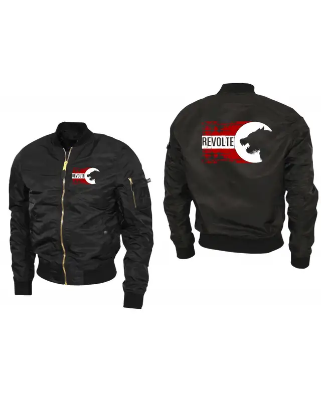 Bestickte Ma1 Bomberjacke "Leichtversion" (H8-Front) Bild 3