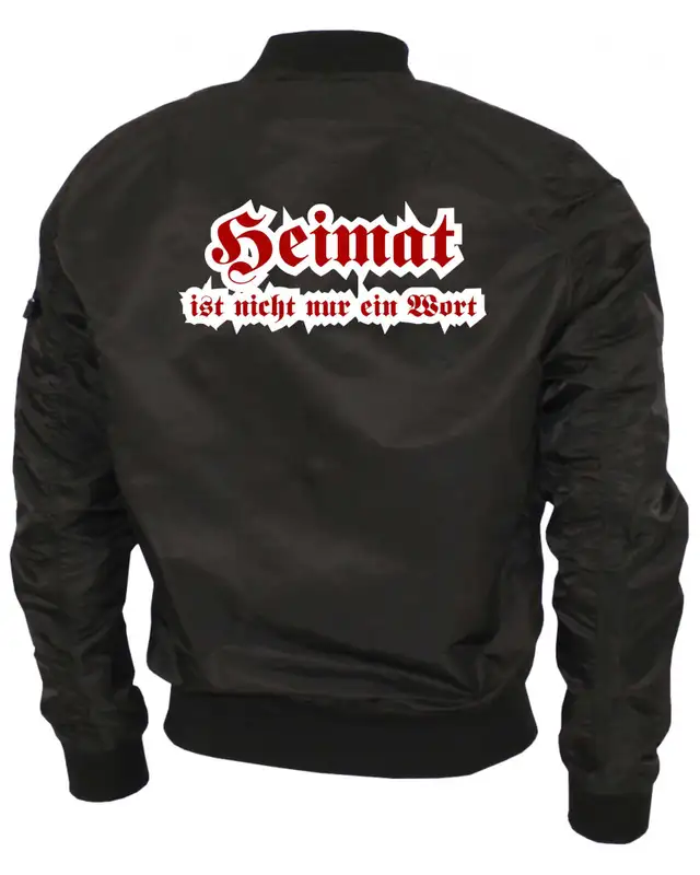 Bestickte Ma1 Bomberjacke "Leichtversion" (Heimat ist nicht nur ein Wort) Bild 2