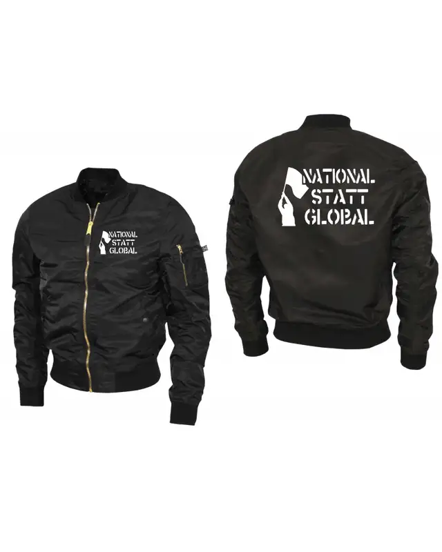 Bestickte Ma1 Bomberjacke "Leichtversion" (National statt global) Bild 3