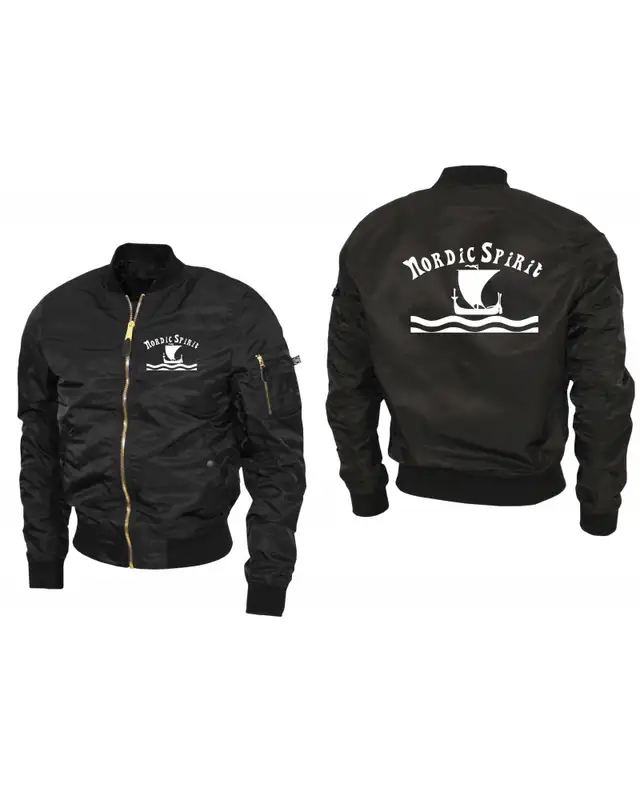 Bestickte Ma1 Bomberjacke "Leichtversion" (Nordic Spirit) Bild 3