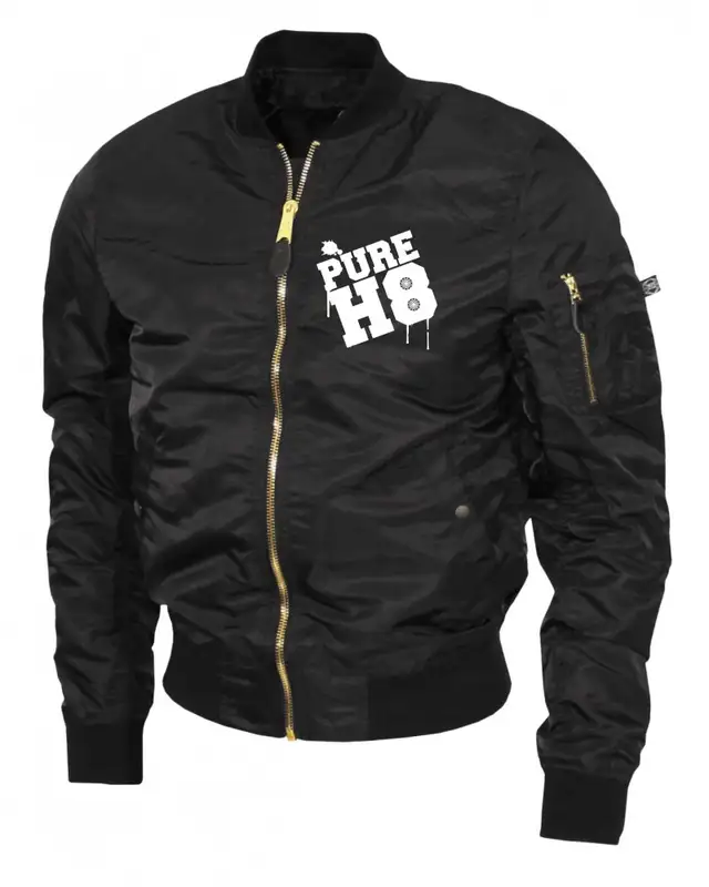 Bestickte Ma1 Bomberjacke "Leichtversion" (Pure H8)