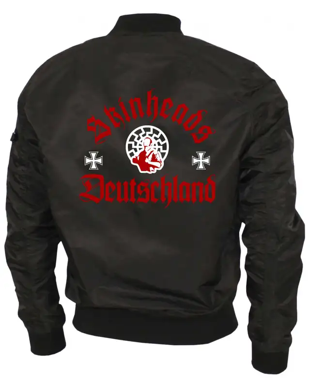 Bestickte Ma1 Bomberjacke "Leichtversion" (Skinheads Deutschland) Bild 2