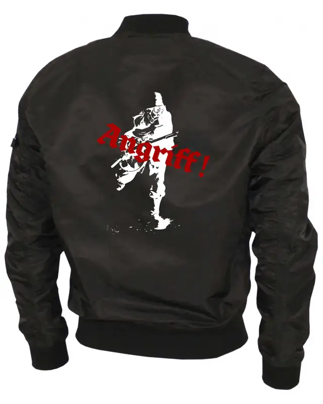 Bestickte Ma1 Bomberjacke "Leichtversion" (Soldat, Angriff) Bild 2