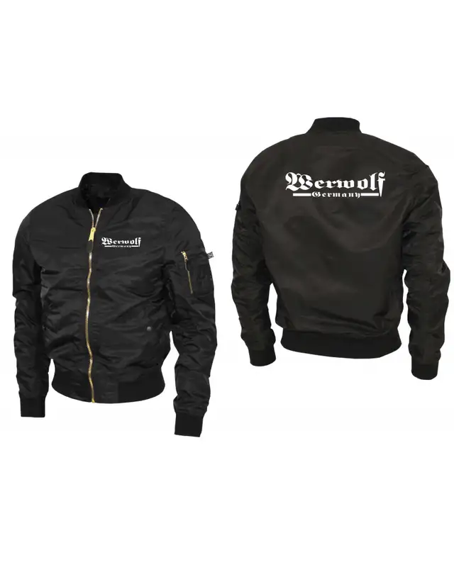 Bestickte Ma1 Bomberjacke "Leichtversion" (Werwolf Germany ohne Wolf) Bild 3