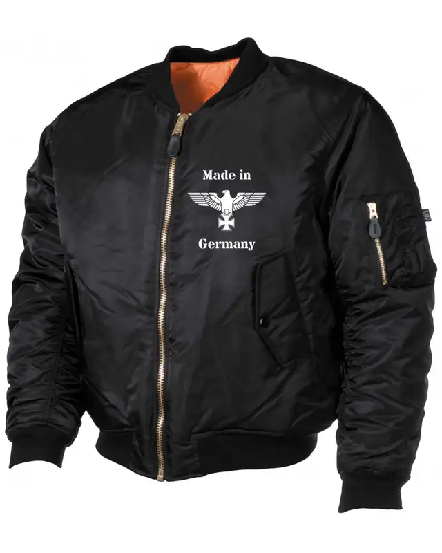 Bestickte MA1 Bomberjacke (Made in Germany)