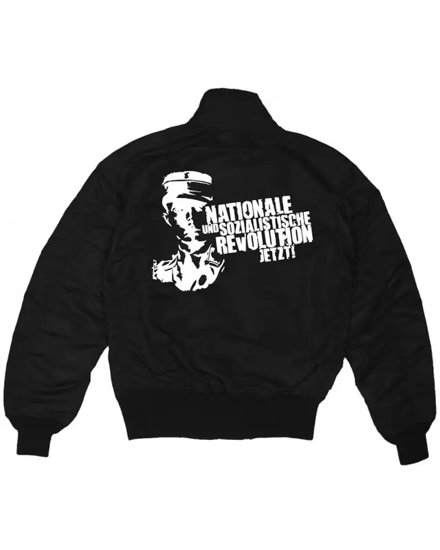 Bestickte MA1 Bomberjacke (Nationale und sozialistische Revolution jetzt) Bild 2