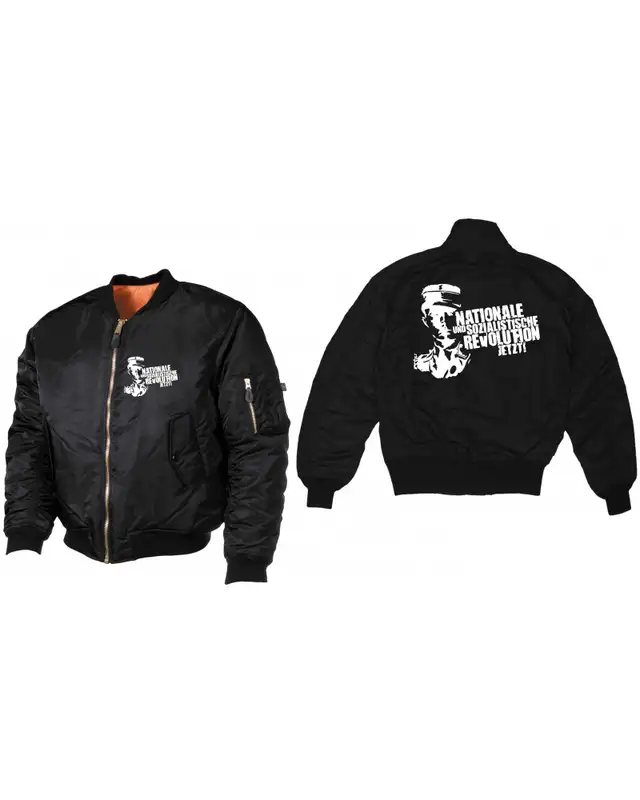 Bestickte MA1 Bomberjacke (Nationale und sozialistische Revolution jetzt) Bild 3