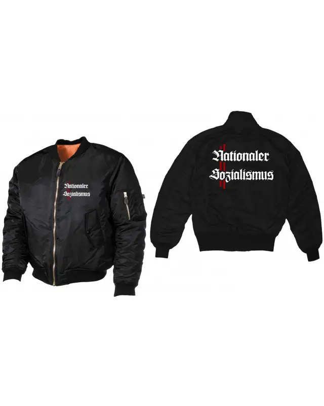Bestickte MA1 Bomberjacke (Nationaler Sozialismus) Bild 3