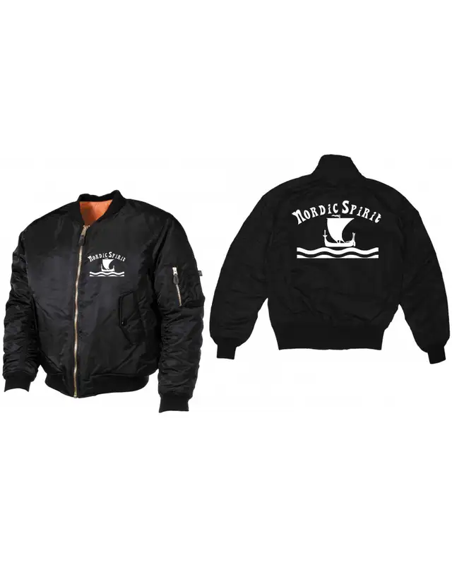 Bestickte MA1 Bomberjacke (Nordic Spirit) Bild 3