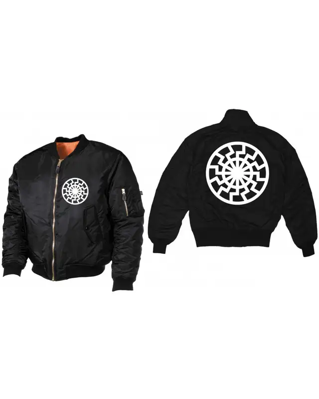 Bestickte MA1 Bomberjacke (Schwarze Sonne) Bild 3