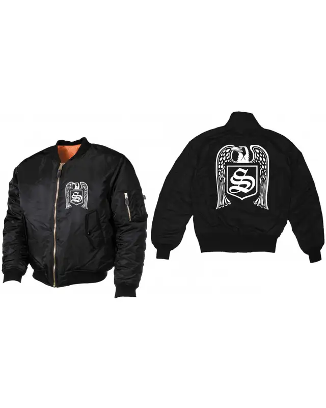 Bestickte MA1 Bomberjacke (Skrewdriver, Adler) Bild 3