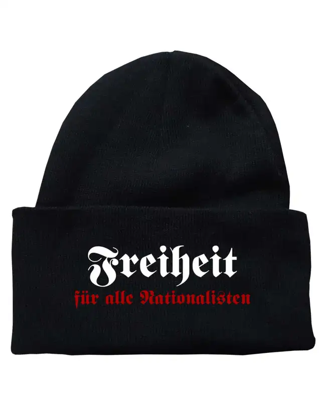 Bestickte Strickmütze "Freya" (Freiheit)