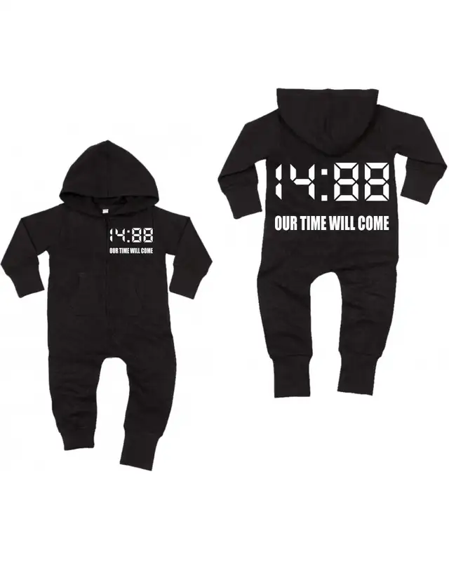 Bestickter Baby Strampler (1488 Our time will come) Bild 3