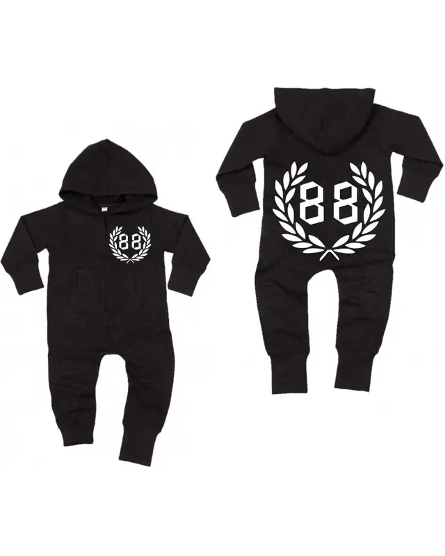 Bestickter Baby Strampler (88, kranz) Bild 4