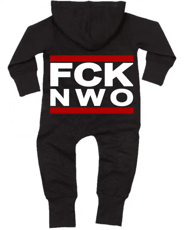 Bestickter Baby Strampler (FCK NWO) Bild 2