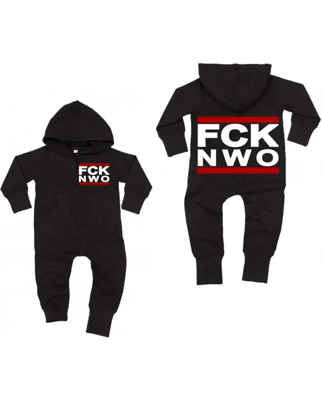 Bestickter Baby Strampler (FCK NWO) Bild 5