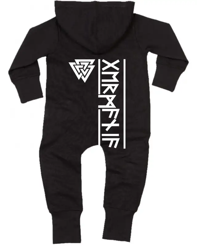 Bestickter Baby Strampler (Germania Runen) Bild 2