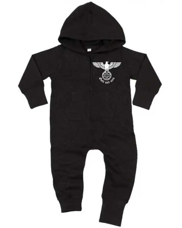 Bestickter Baby Strampler (Gott mit uns)