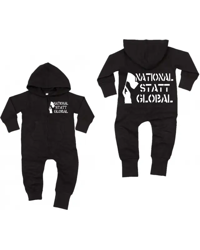 Bestickter Baby Strampler (National statt global) Bild 3
