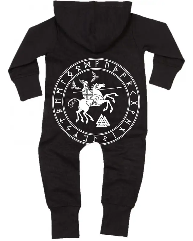 Bestickter Baby Strampler (Odin und Sleipnir) Bild 2