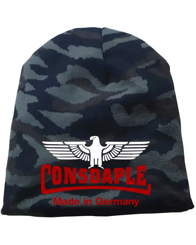 Bestickter Beanie "Camo" (Consdaple, Adler made in Germany)