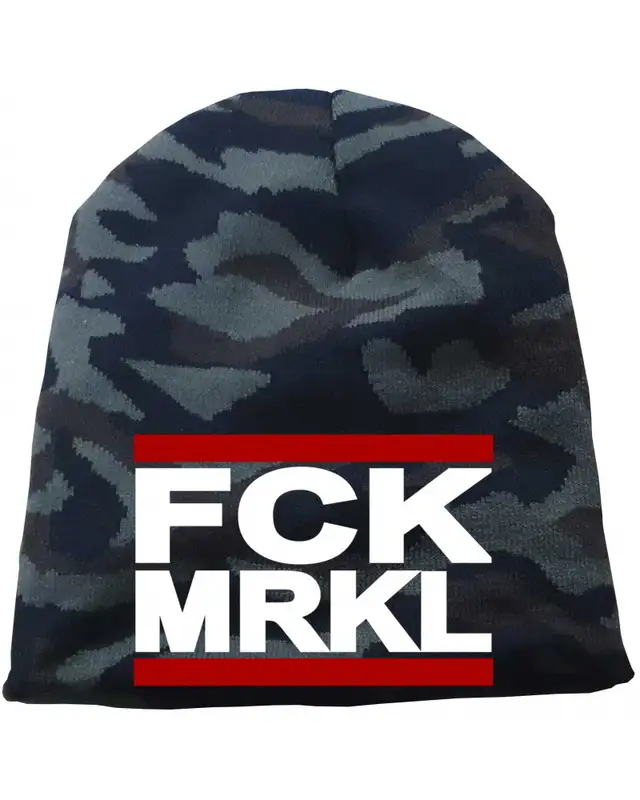Bestickter Beanie "Camo" (FCK MRKL)