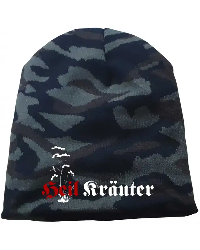 Bestickter Beanie "Camo" (Heil Kräuter)