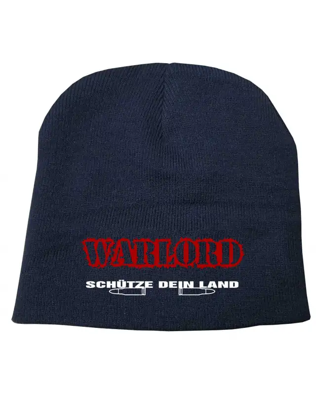 Bestickter Beanie "Fricka" (Warlord, schütze dein Land)