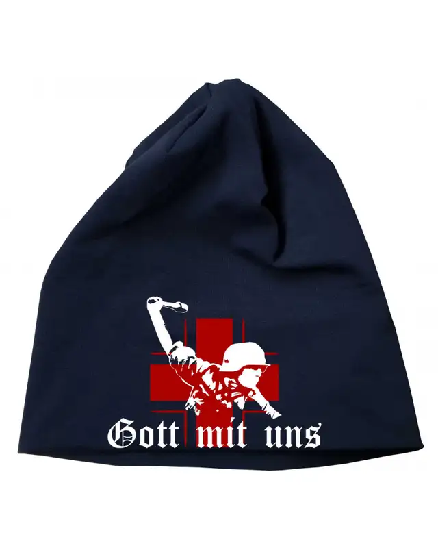 Bestickter Beanie "Frowe" (Gott mit uns, Soldat)