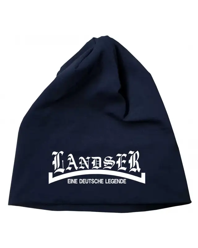 Bestickter Beanie "Frowe" (Landser, weiß)