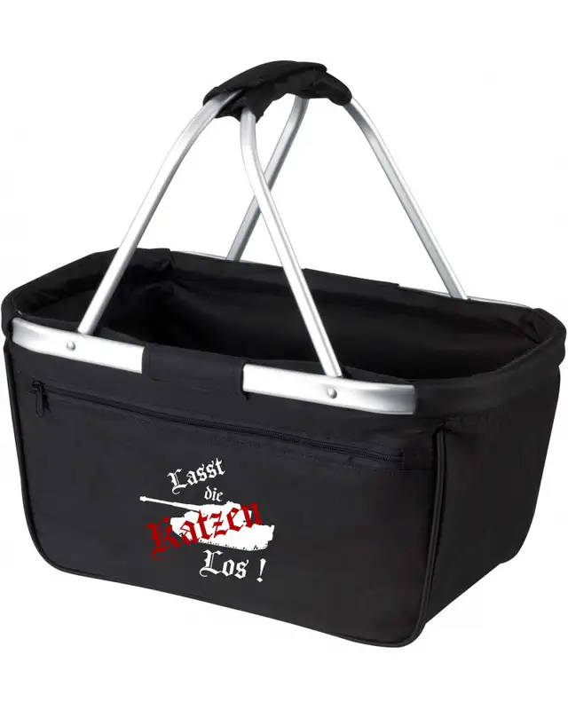 Bestickter Einkaufskorb "Njörd" (Lasst die Katzen los)