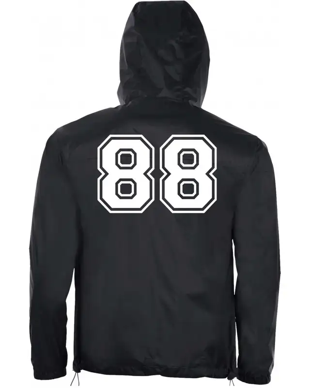 Bestickter Herren Windbreaker (100% White) Bild 2