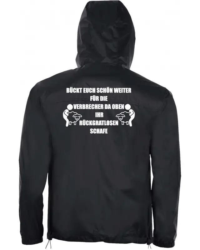 Bestickter Herren Windbreaker (Bückt euch schön weiter) Bild 6