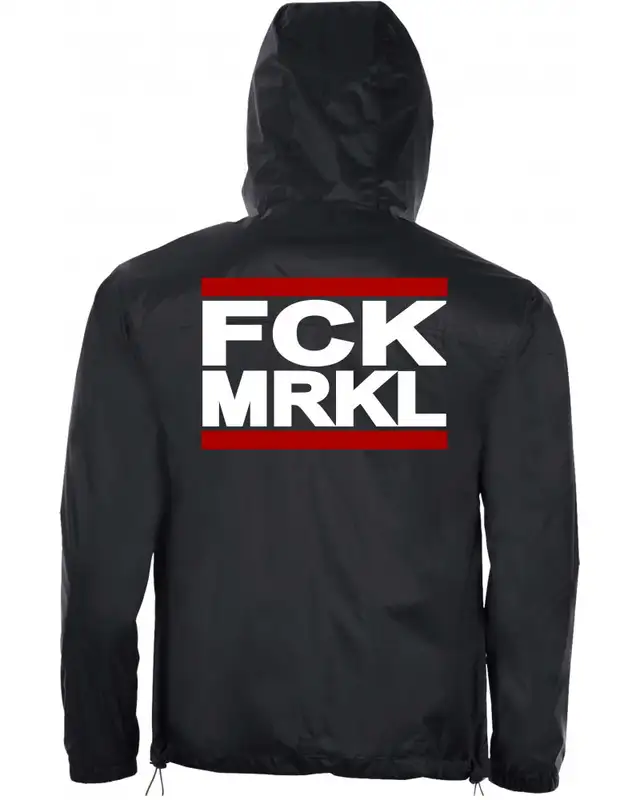 Bestickter Herren Windbreaker (FCK MRKL) Bild 2