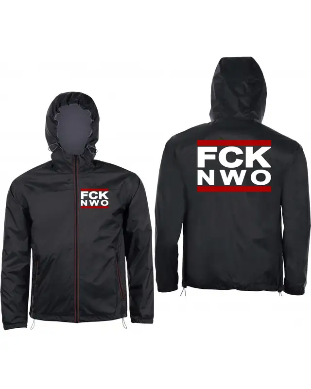 Bestickter Herren Windbreaker (FCK NWO) Bild 3