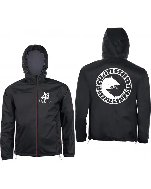 Bestickter Herren Windbreaker (Fenrir) Bild 3