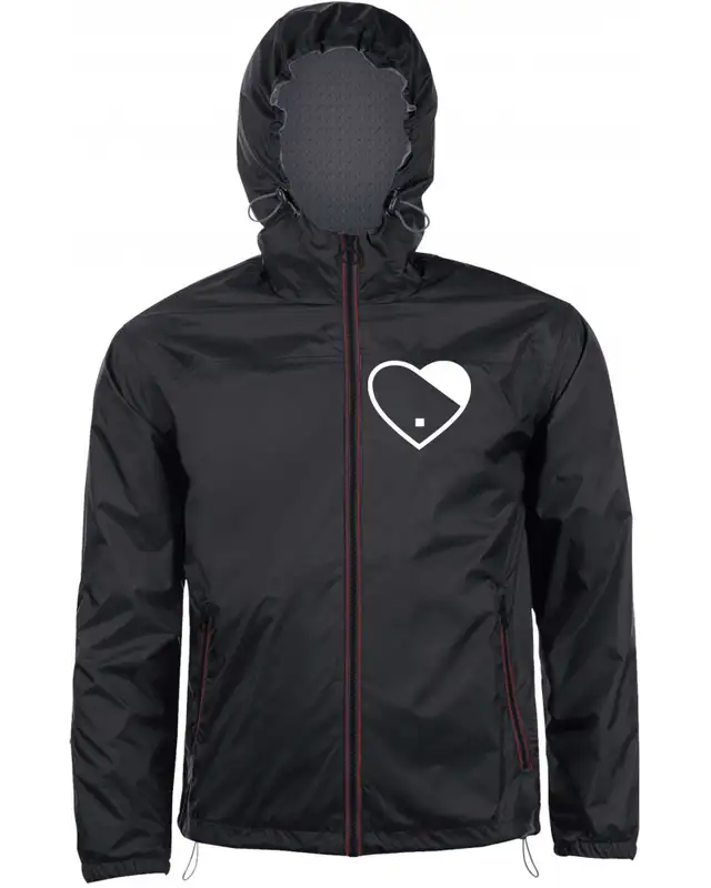 Bestickter Herren Windbreaker (Herz)