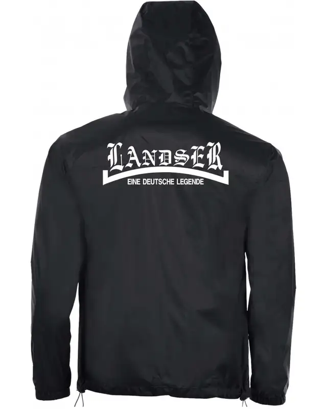 Bestickter Herren Windbreaker (Landser, weiß) Bild 2