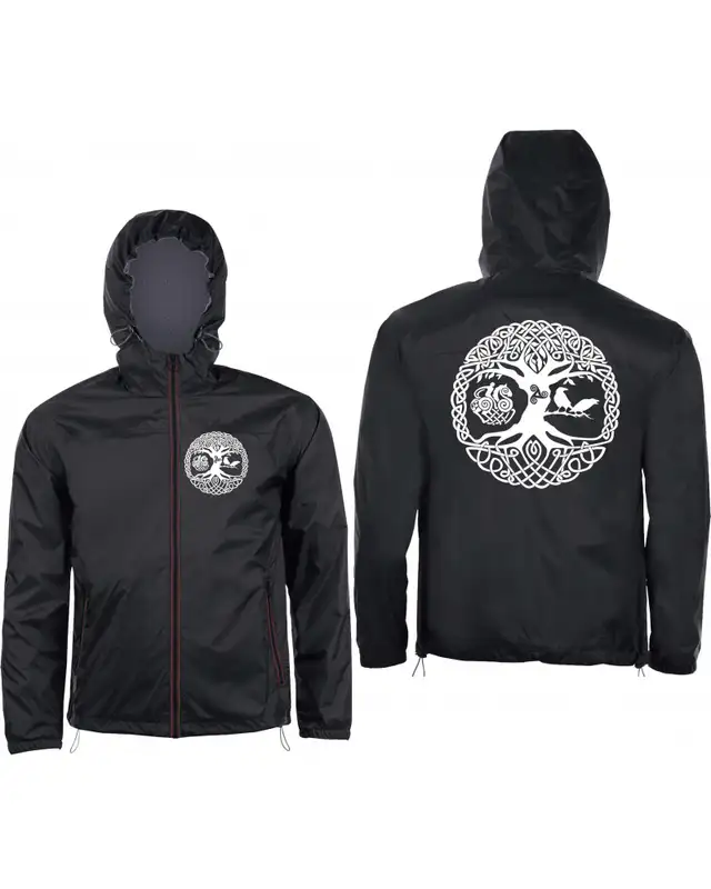 Bestickter Herren Windbreaker (Lebensbaum) Bild 3
