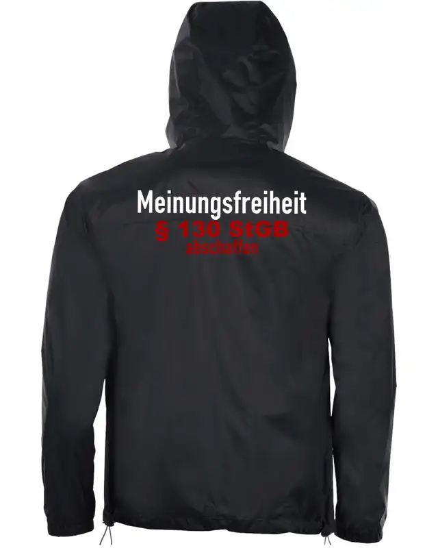 Bestickter Herren Windbreaker (Meinungsfreiheit) Bild 2