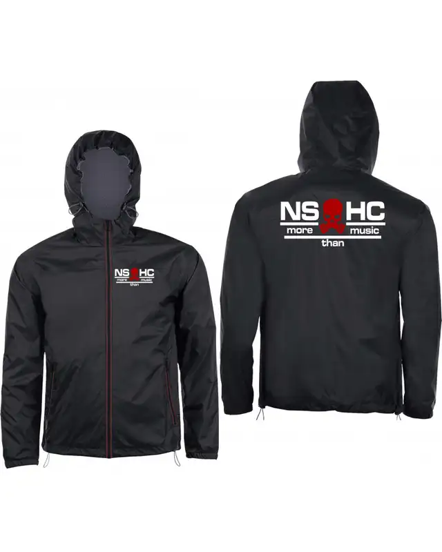 Bestickter Herren Windbreaker (NS HC, more than music) Bild 3