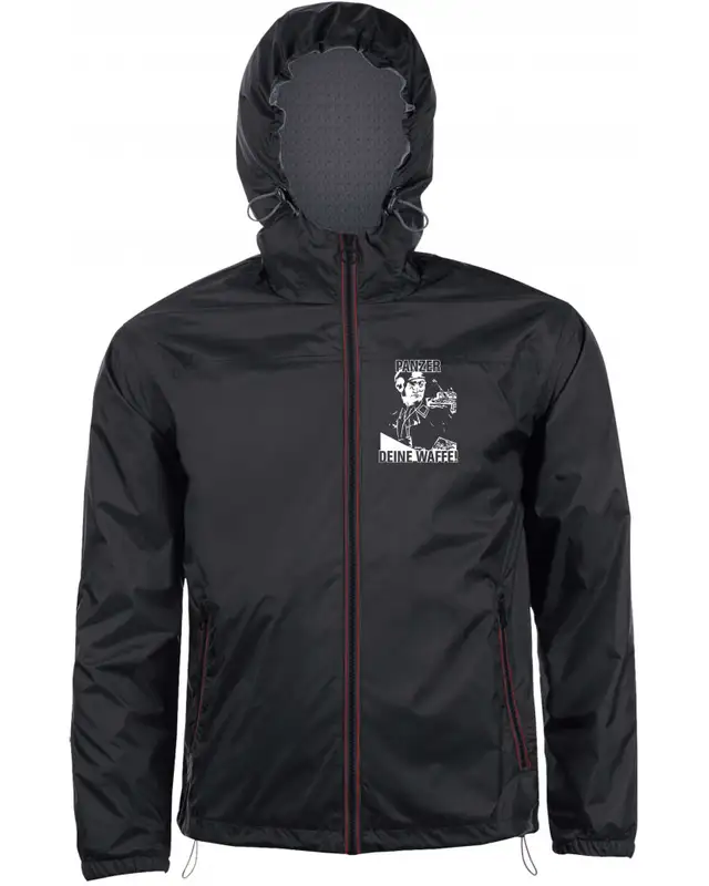 Bestickter Herren Windbreaker (Panzer, deine Waffe!)