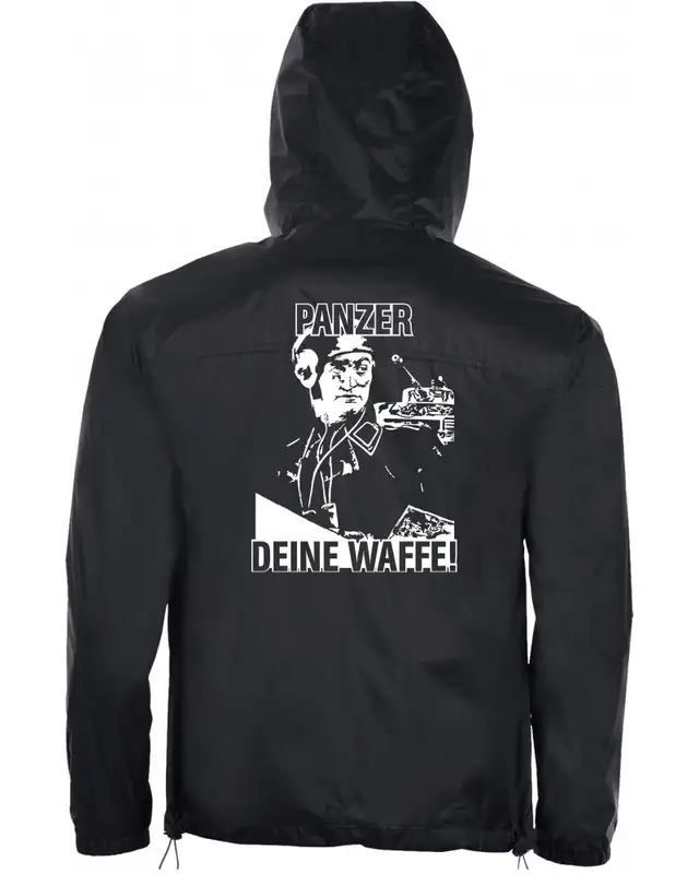 Bestickter Herren Windbreaker (Panzer, deine Waffe!) Bild 2