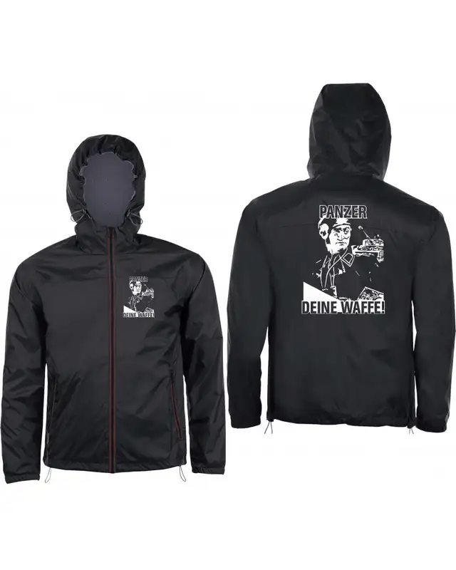 Bestickter Herren Windbreaker (Panzer, deine Waffe!) Bild 3