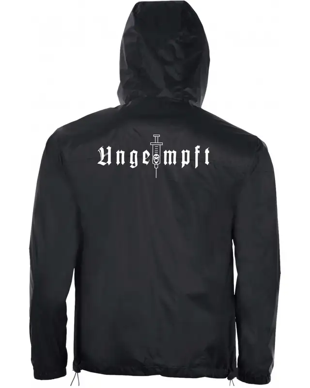 Bestickter Herren Windbreaker (Ungeimpft, Einfarbig) Bild 2